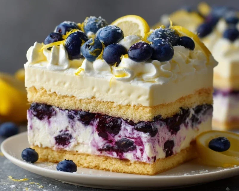 Mini Lemon Cakes With Lavender Glaze