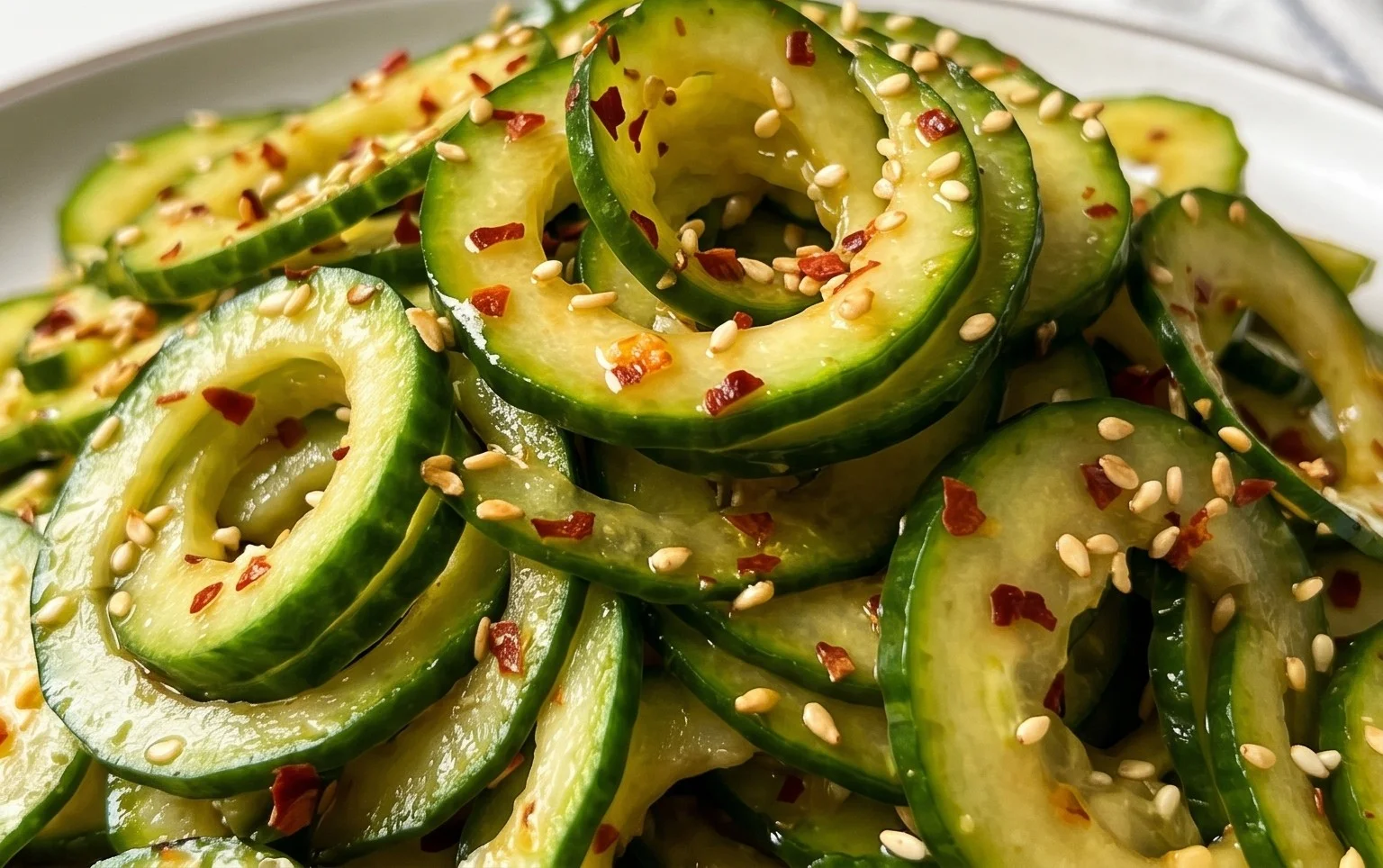 Spiral Cucumber Salad: Korean-Inspired Recipe