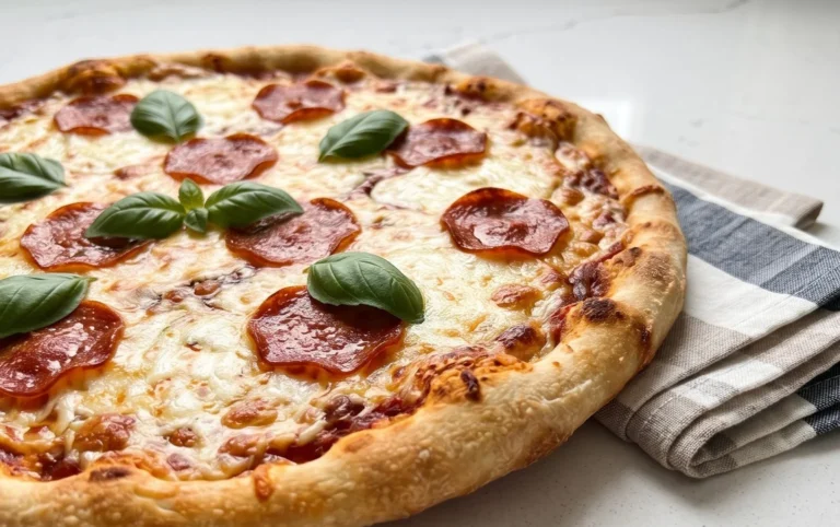 An excellent No Yeast Pizza Dough - quick easy homemade pizza!