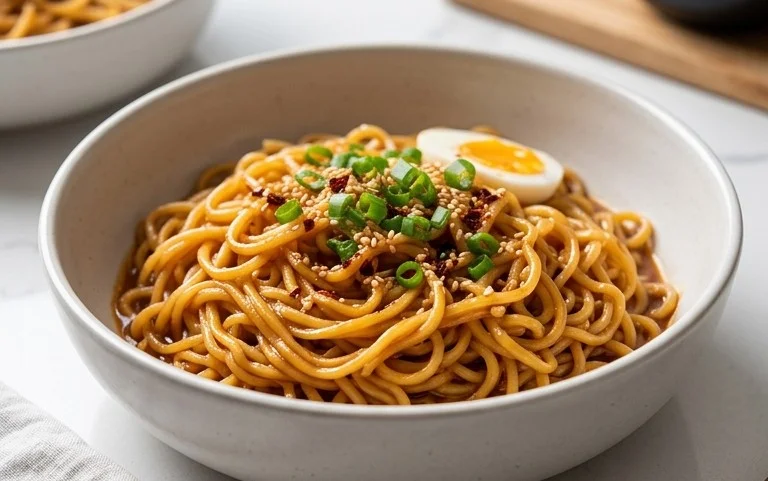 Easy Saucy Ramen Noodles