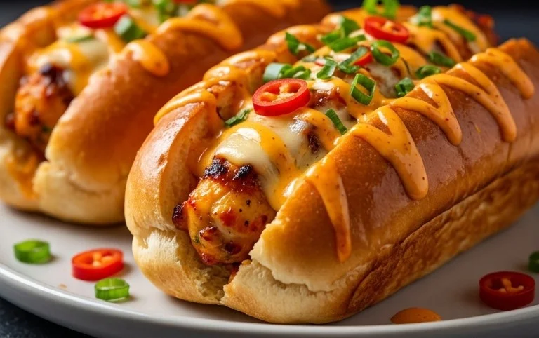 Cheesy Dynamite Chicken Buns