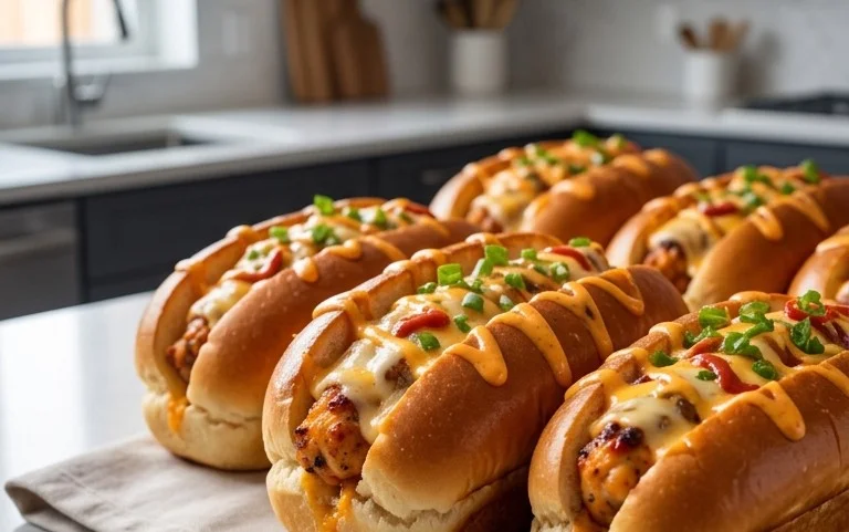 Cheesy Dynamite Chicken Buns