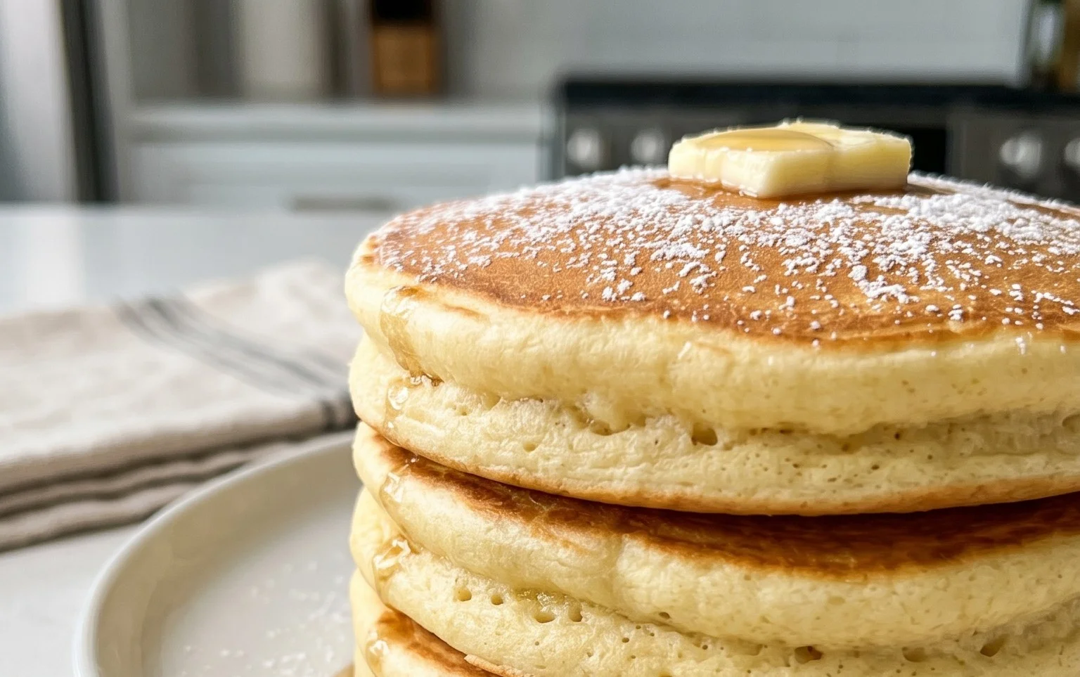 Fluffy Japanese Soufflé Pancakes