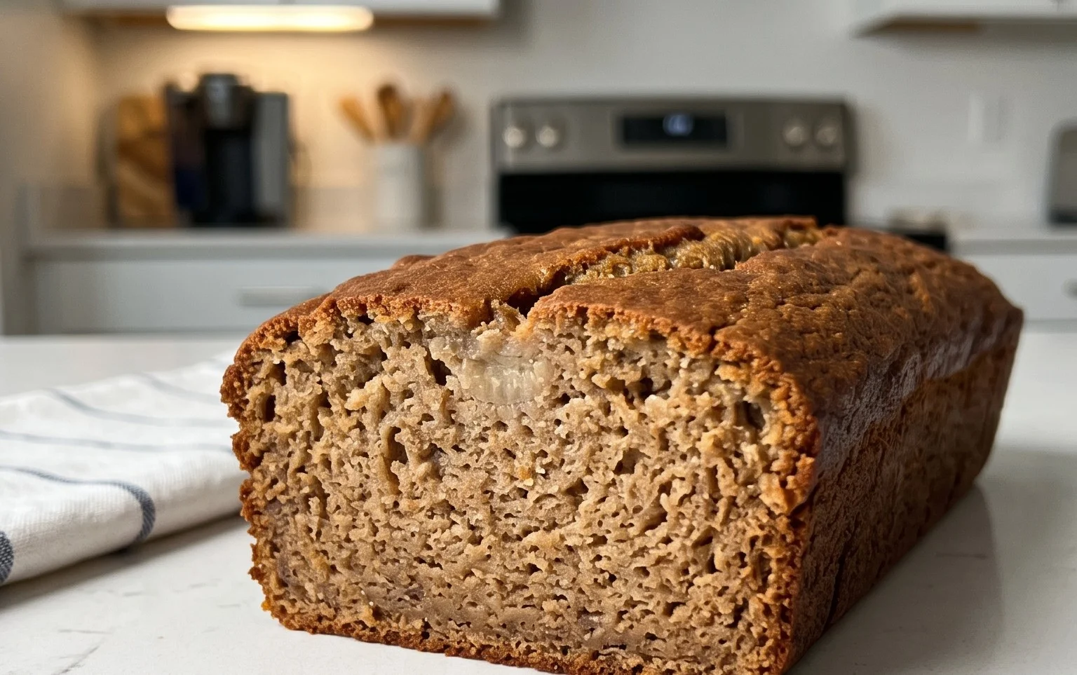 Healthy 5-Ingredient Flourless Banana Bread