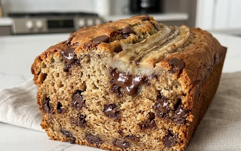 Easy Chocolate Chip Banana Bread