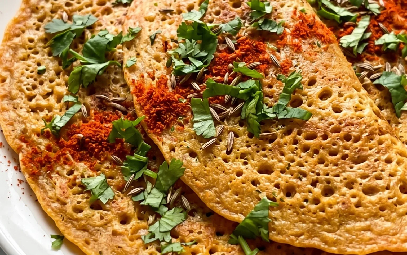 Masoor Dal Chilla | Savory Red Lentil Pancakes