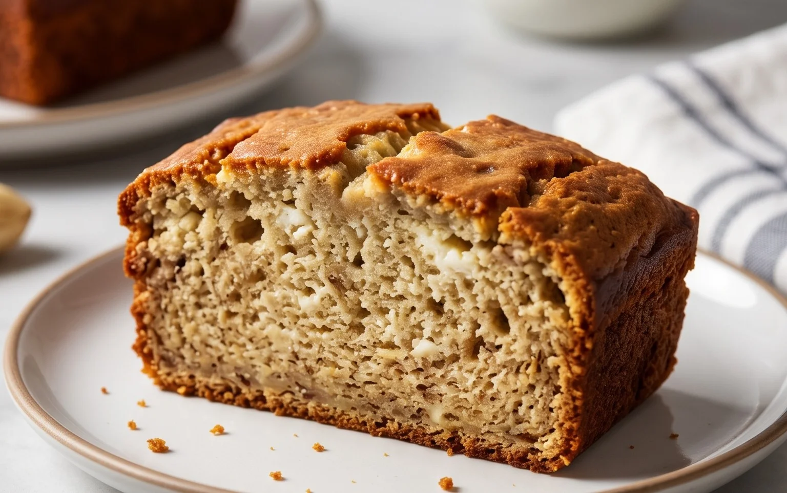 Cottage Cheese Banana Bread