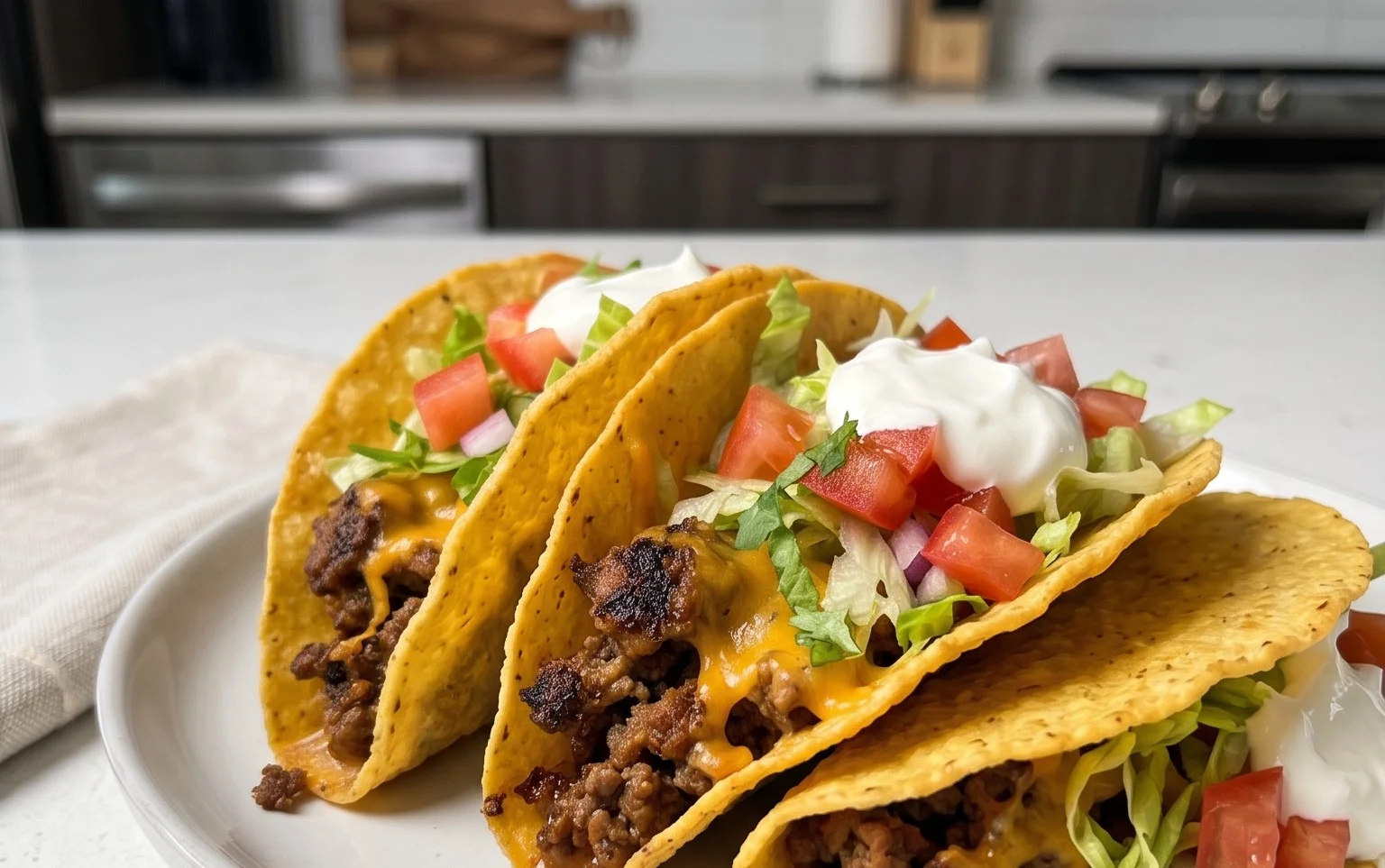 Crispy Ground Beef Tacos