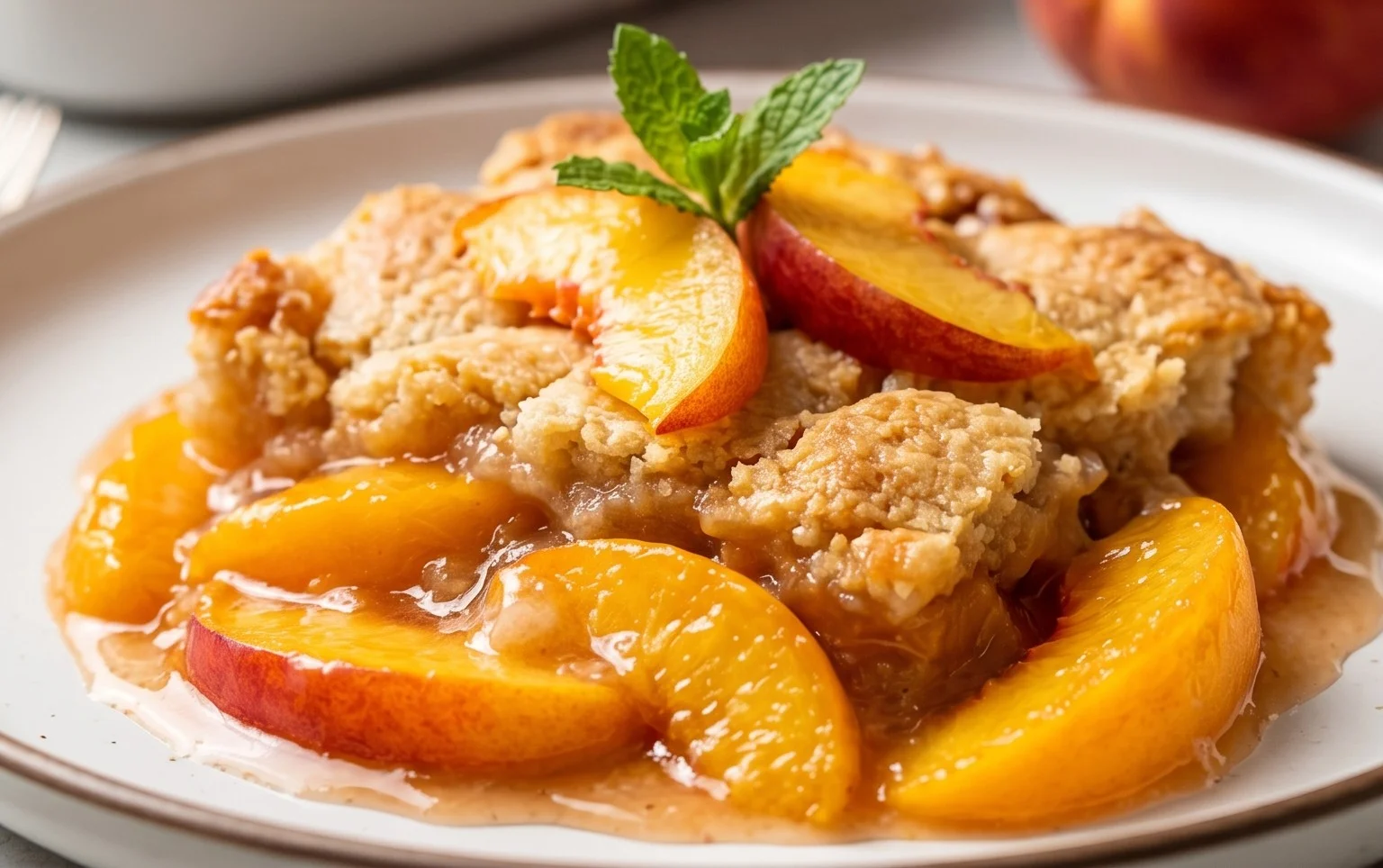 Fresh Peach Cobbler