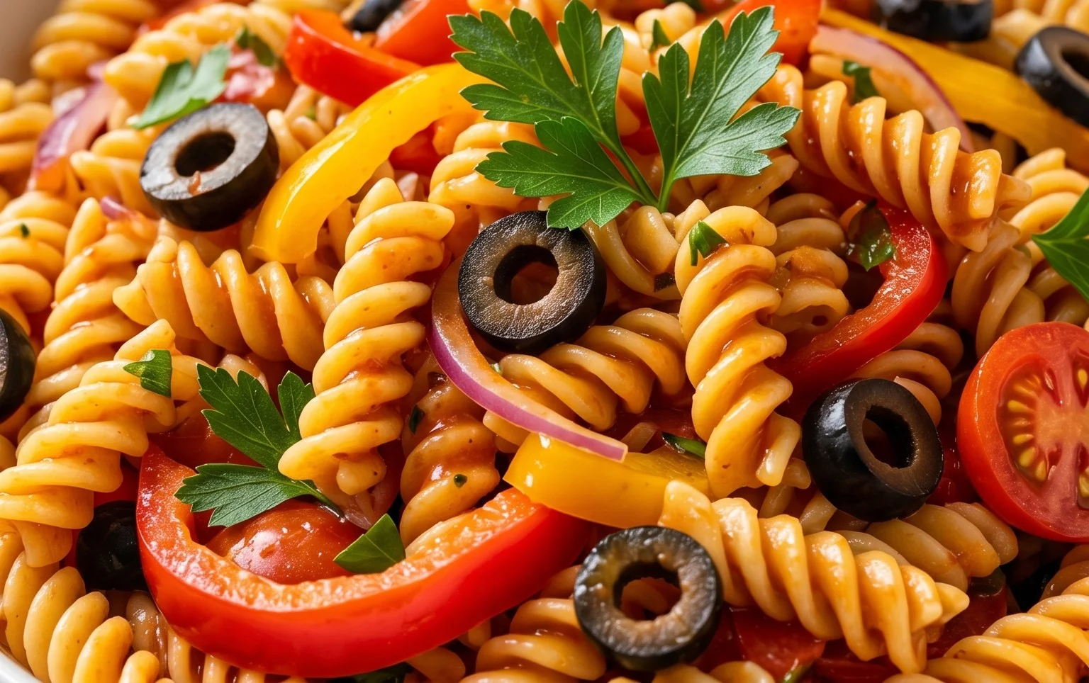 French Dressing Pasta Salad