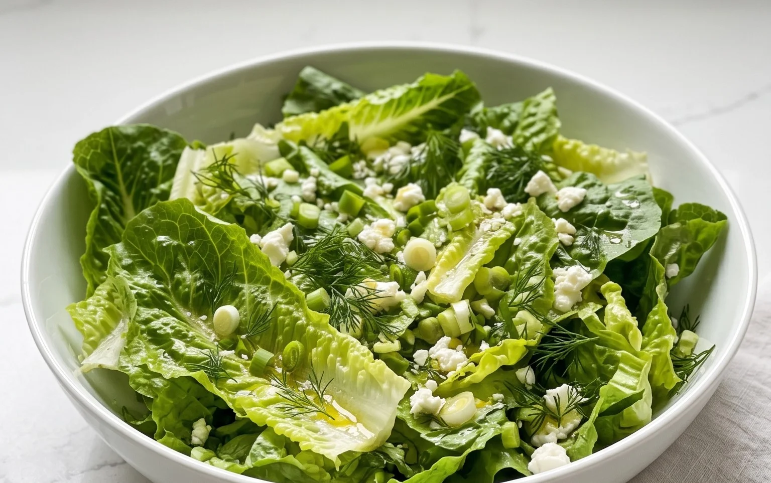 Maroulosalata (Greek Lettuce Salad)
