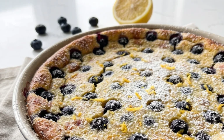 Lemon Blueberry Clafoutis