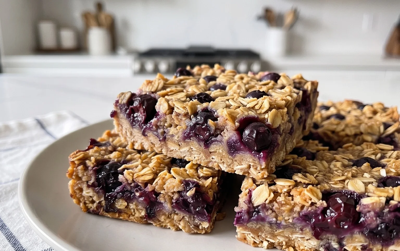 Blueberry Oatmeal Bars