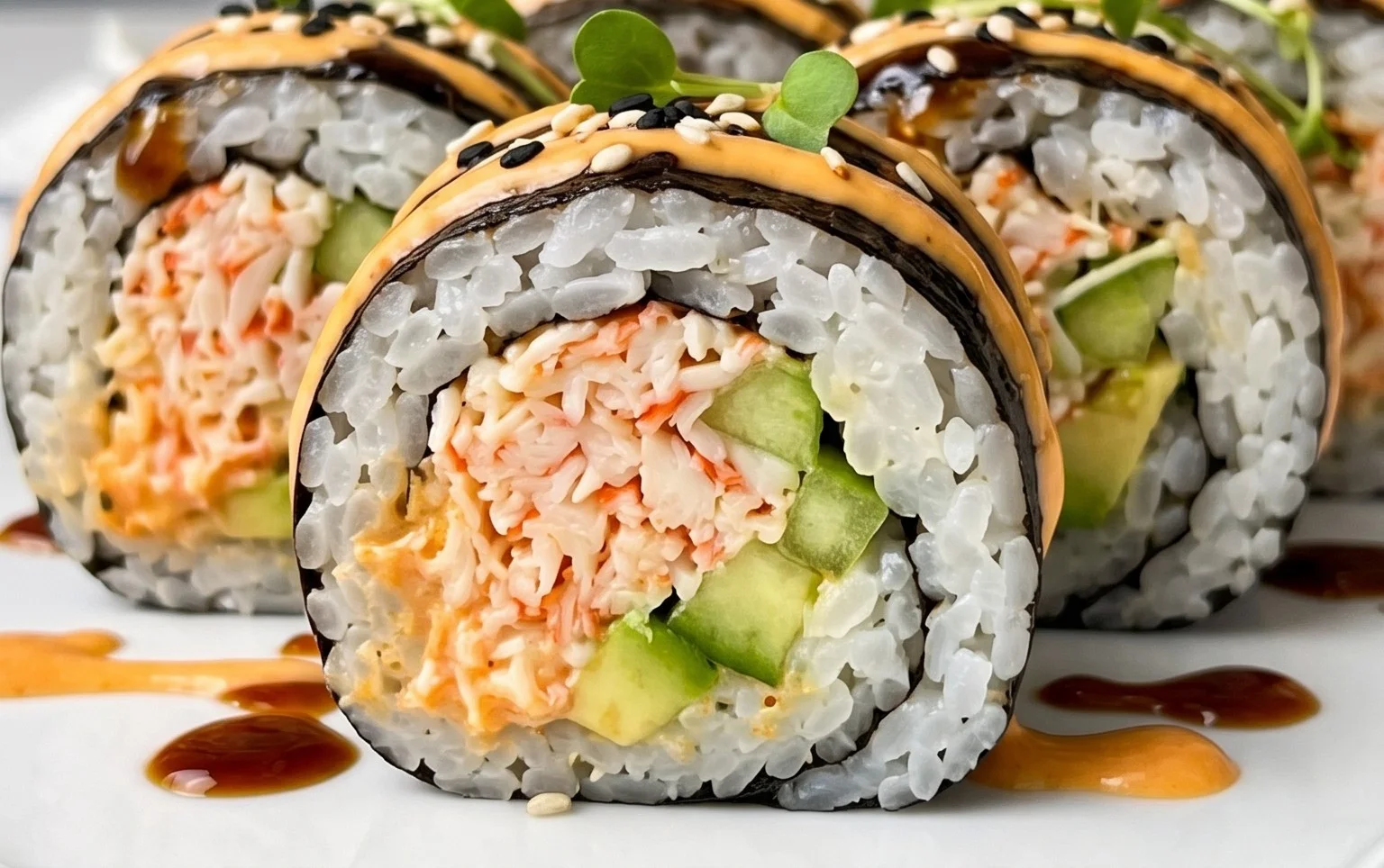 Kani Sushi (Spicy Crab Roll)