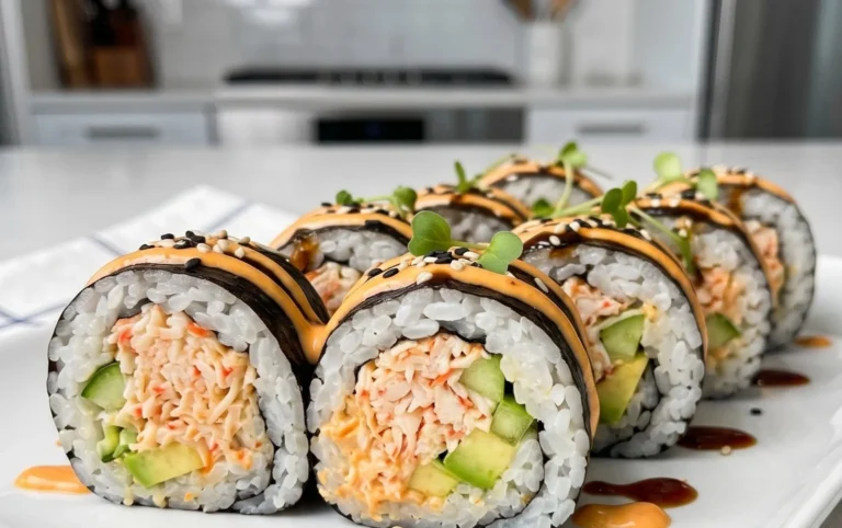 Kani Sushi (Spicy Crab Roll)