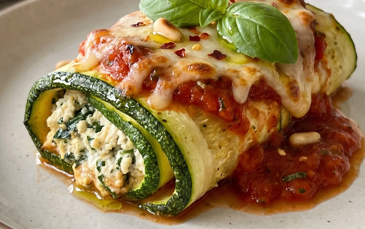 Vegan Zucchini Rollatini