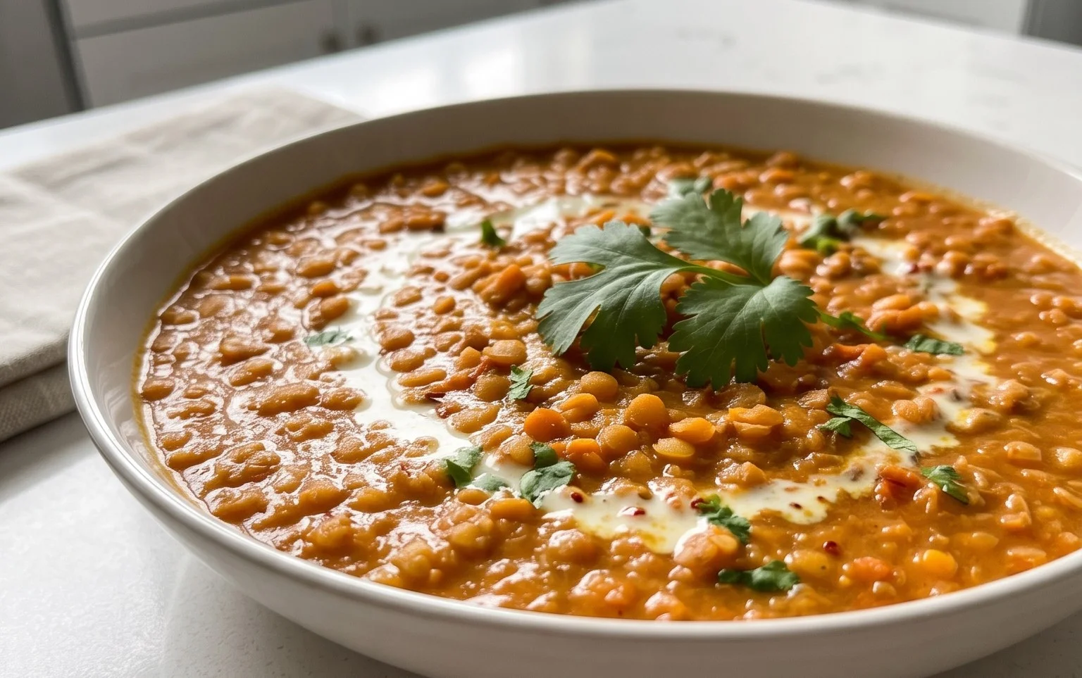 Spicy Red Lentil Curry