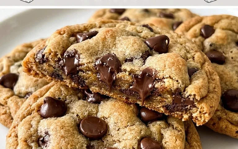 Crispy and Chewy Chocolate Chip Cookies