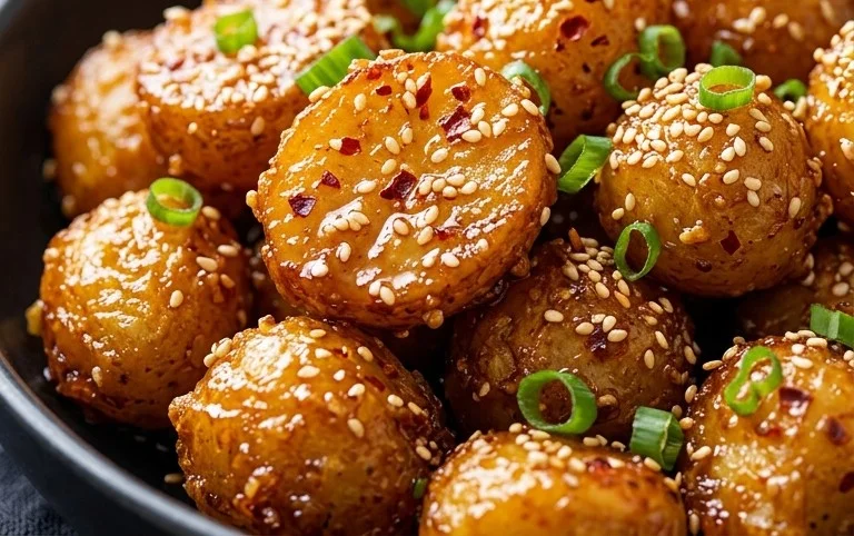 Crispy Honey Chilli Potatoes
