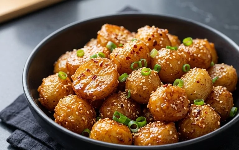 Crispy Honey Chilli Potatoes