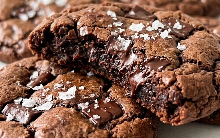 Salted Brownie Cookies