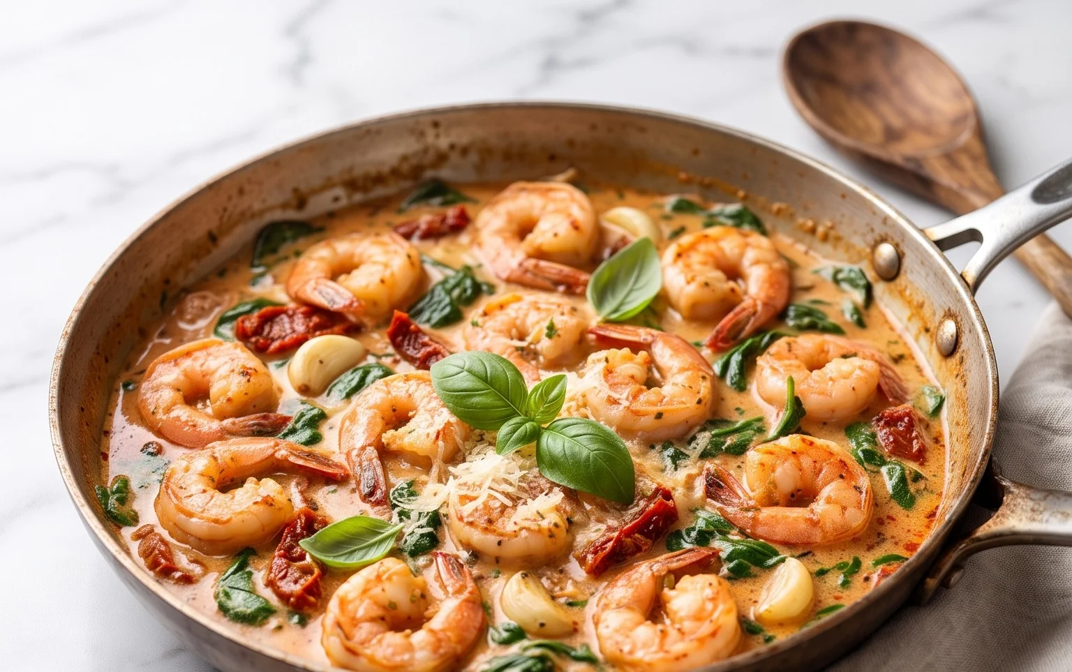 Tuscan Shrimp (One-Pan, 30-Minute Dinner)