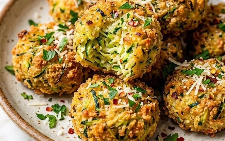 Zucchini Garlic Bites