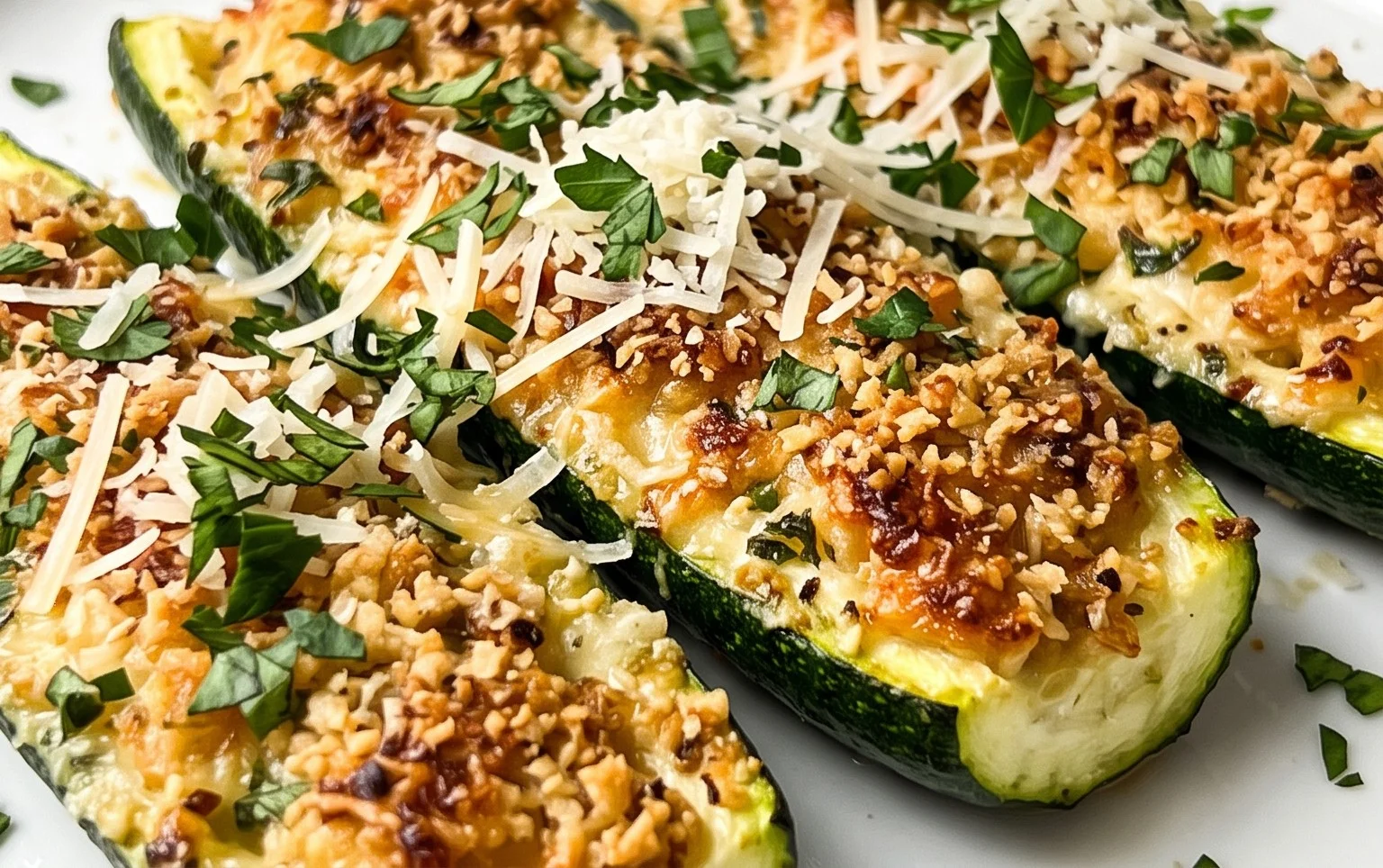 Baked Parmesan Zucchini