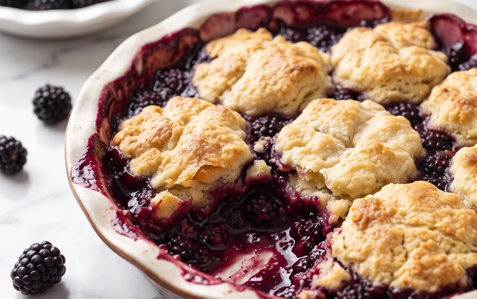 The Pioneer Women's Blackberry Cobbler