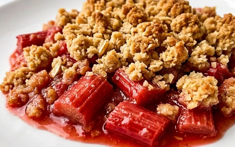 Easy Rhubarb Crisp