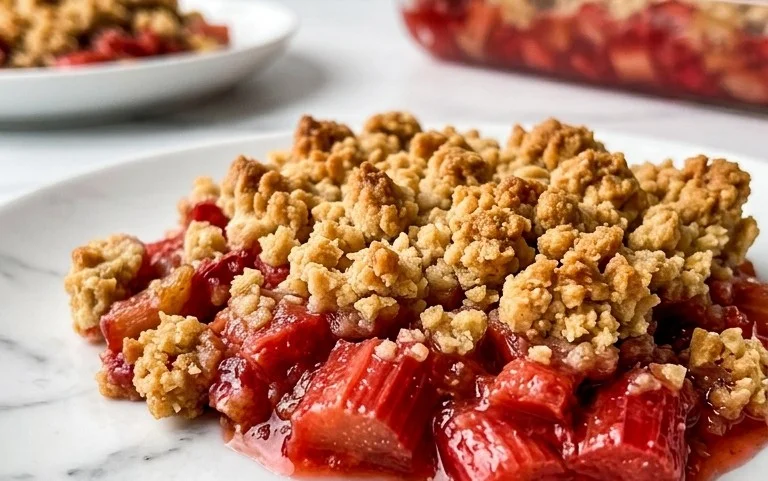 Easy Rhubarb Crisp