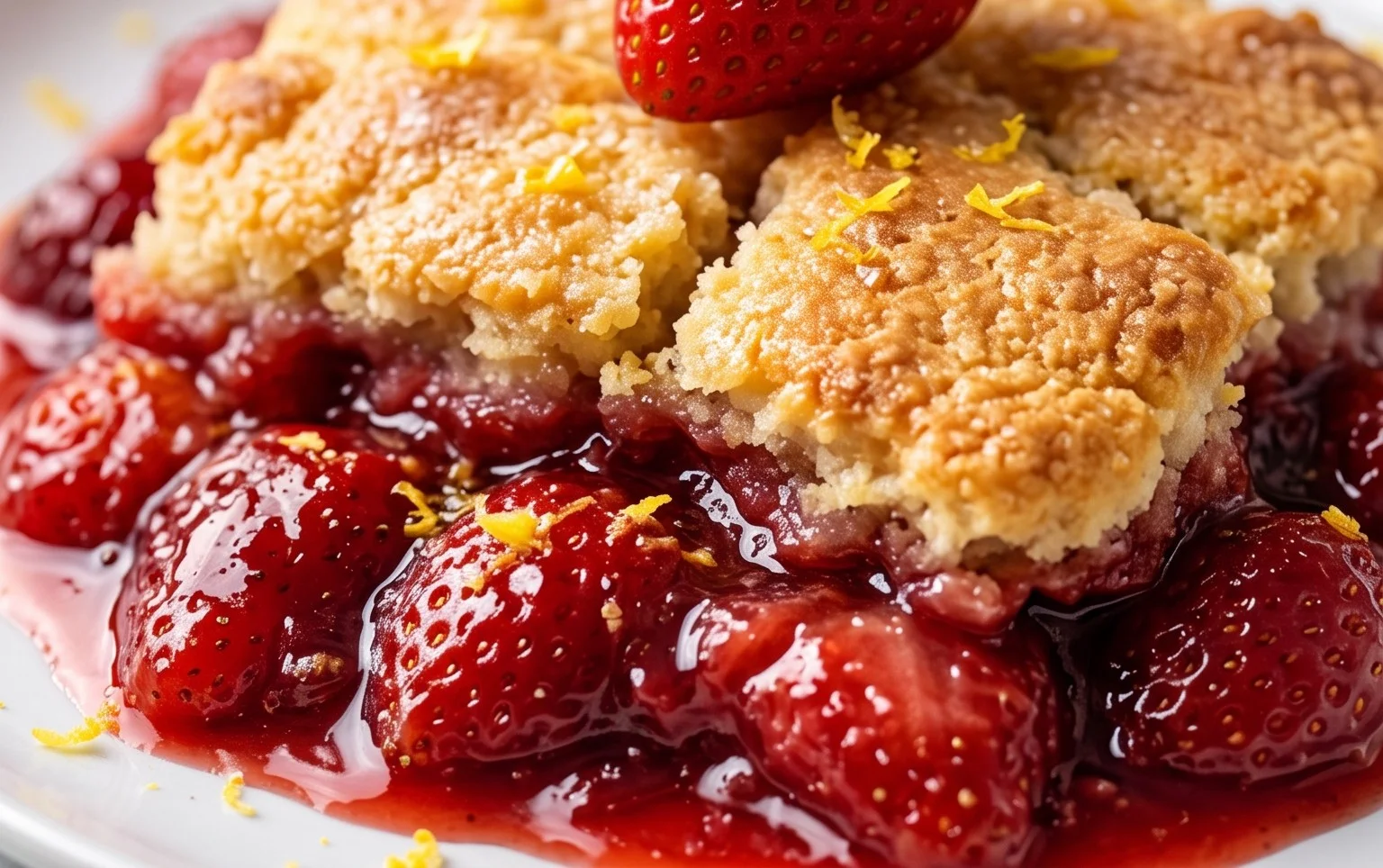 Strawberry Cobbler