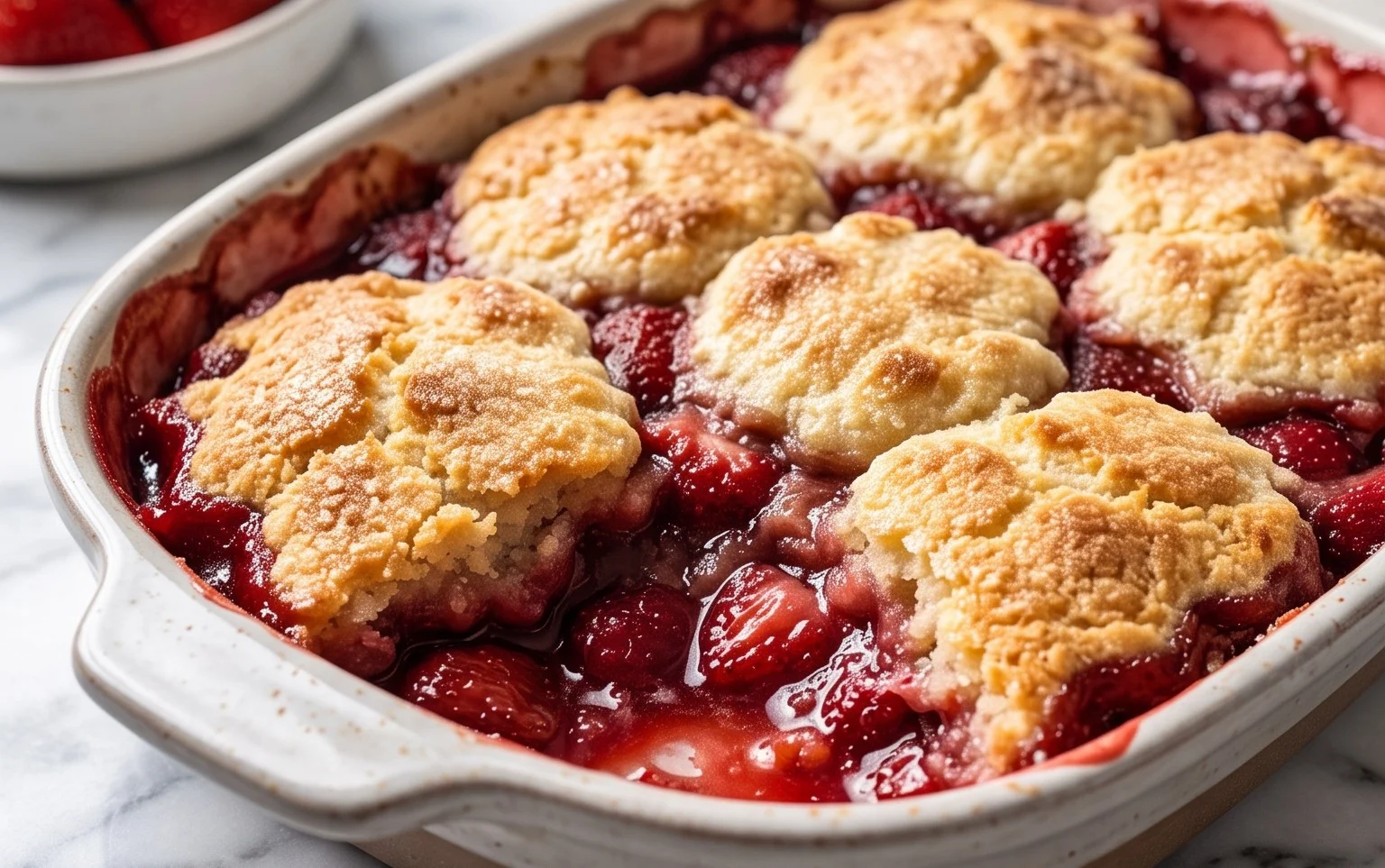Strawberry Cobbler
