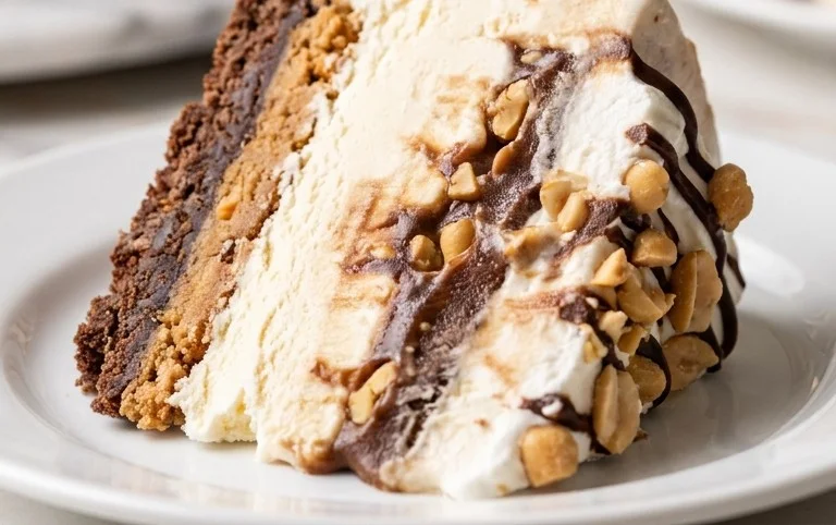 Buster Bar Ice Cream Cake