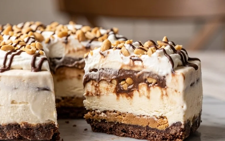 Buster Bar Ice Cream Cake