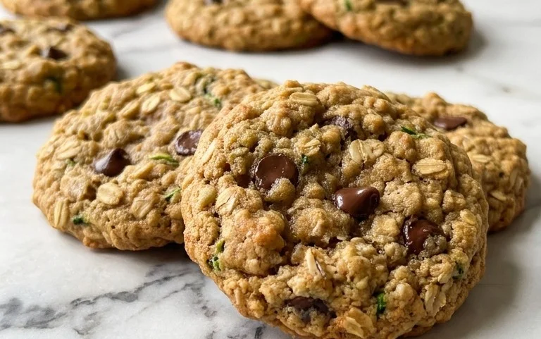 Healthy Zucchini Oatmeal Cookies