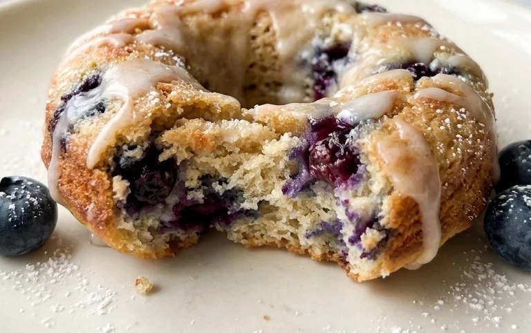 Blueberry Cake Donuts