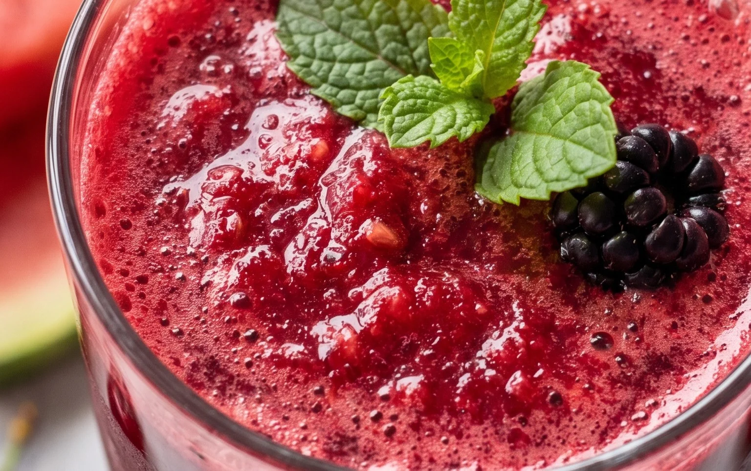 Watermelon Cherry Berry Beet Juice