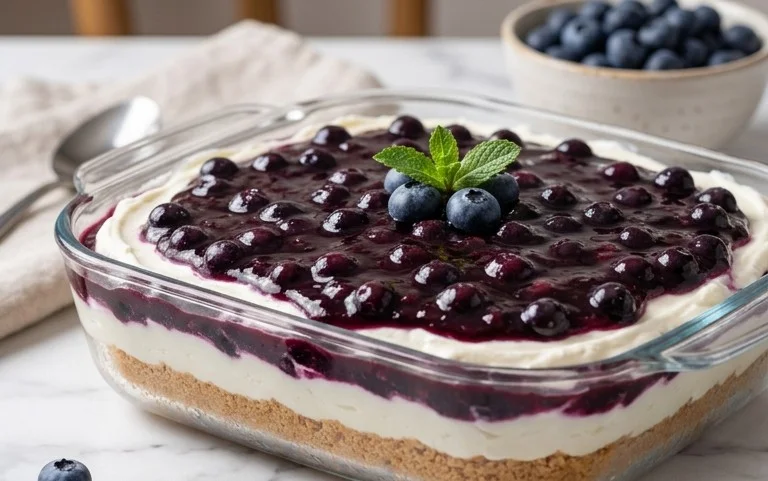 No-Bake Blueberry Yum Yum