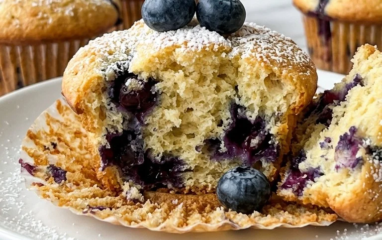 Homemade Blueberry Muffins