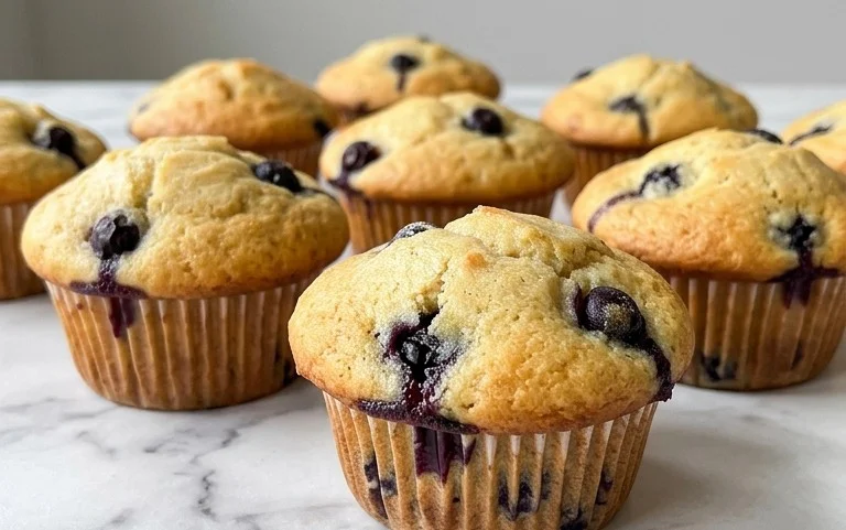 Homemade Blueberry Muffins
