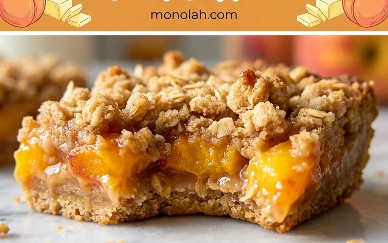 Fresh Peach Crum extractb Bars