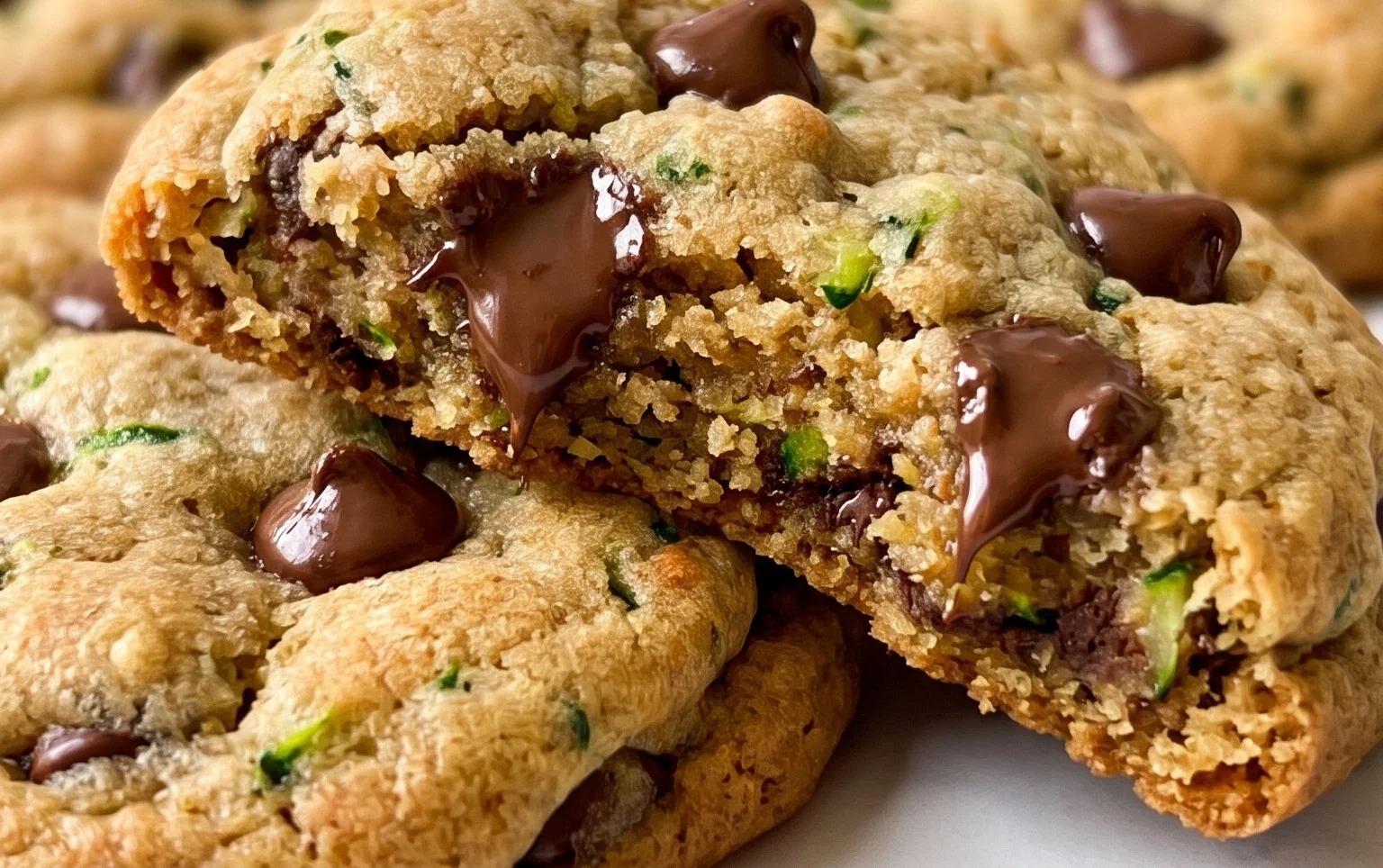 Zucchini Chocolate Chip Cookies