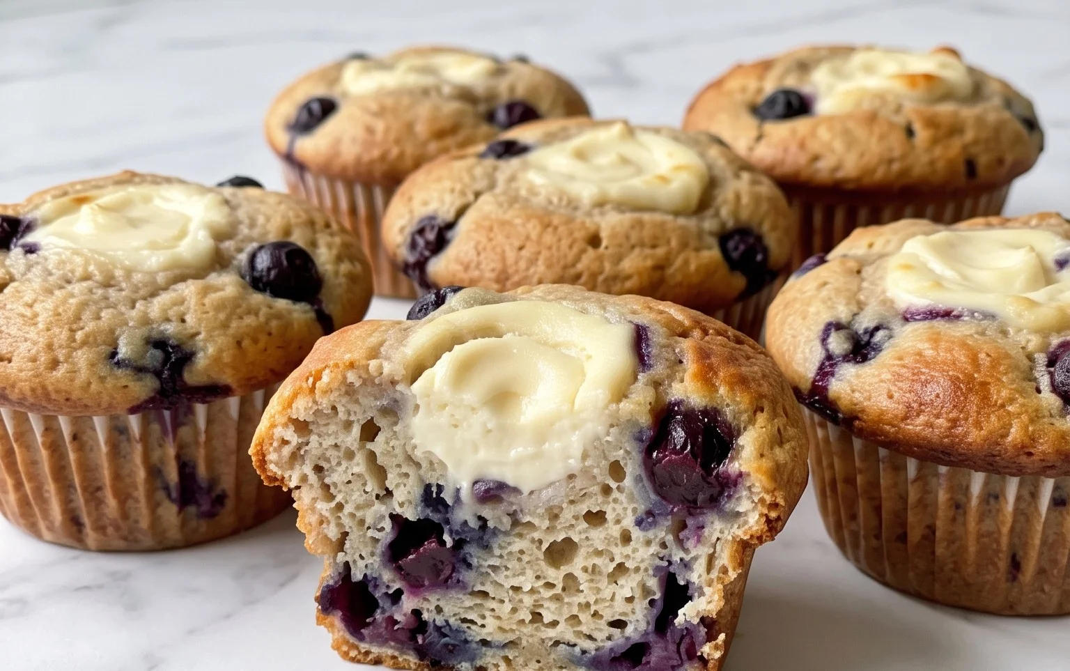 Berry Cream Cheese Muffins