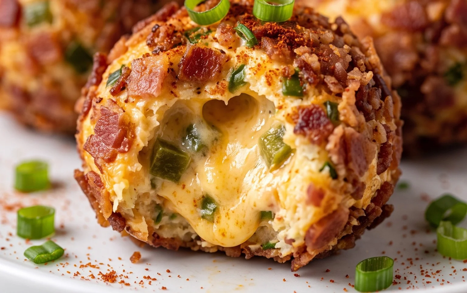 Beef Bacon Jalapeño Popper Cheese Balls
