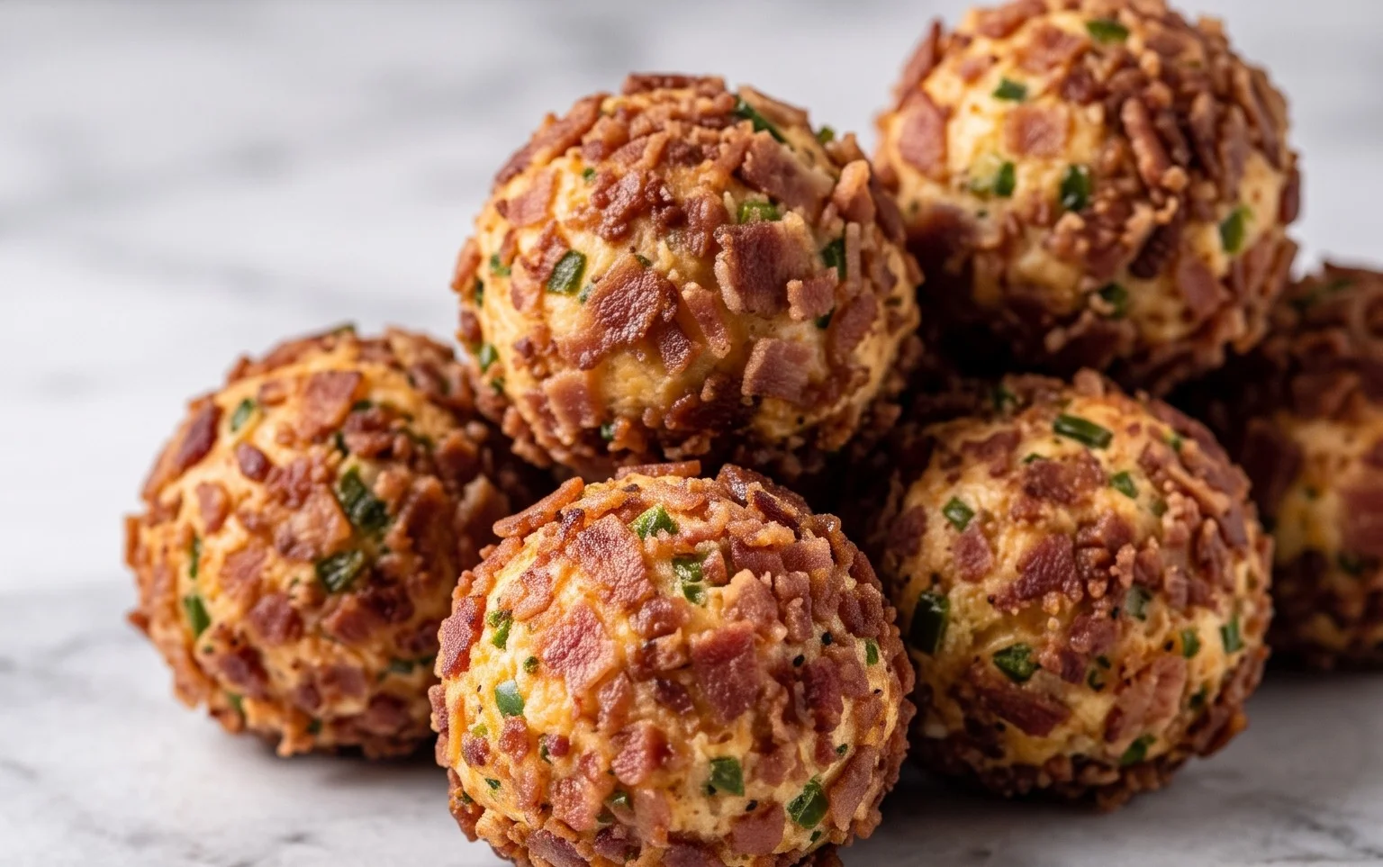 Beef Bacon Jalapeño Popper Cheese Balls