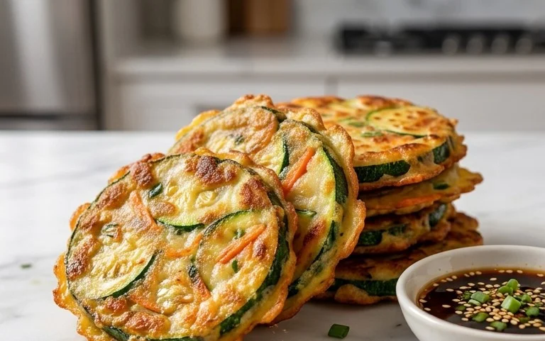 Quick & Easy Korean Zucchini Fritters (Hobak Jeon)