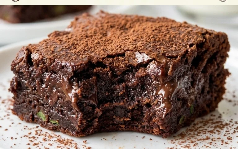 Chocolate Zucchini Brownies Recipe