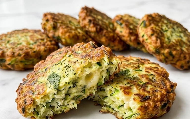 Kolokithokeftedes (Greek Zucchini Fritters)