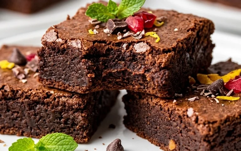 Flourless Chickpea Brownies (Vegan & Gluten Free)